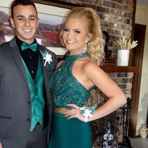 Two Piece Prom Dress